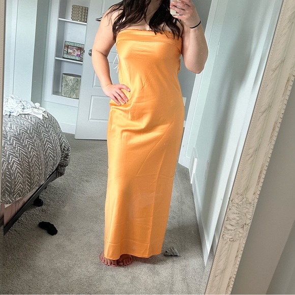 Billy J Maeve Dress Orange - Picture 4 of 5
